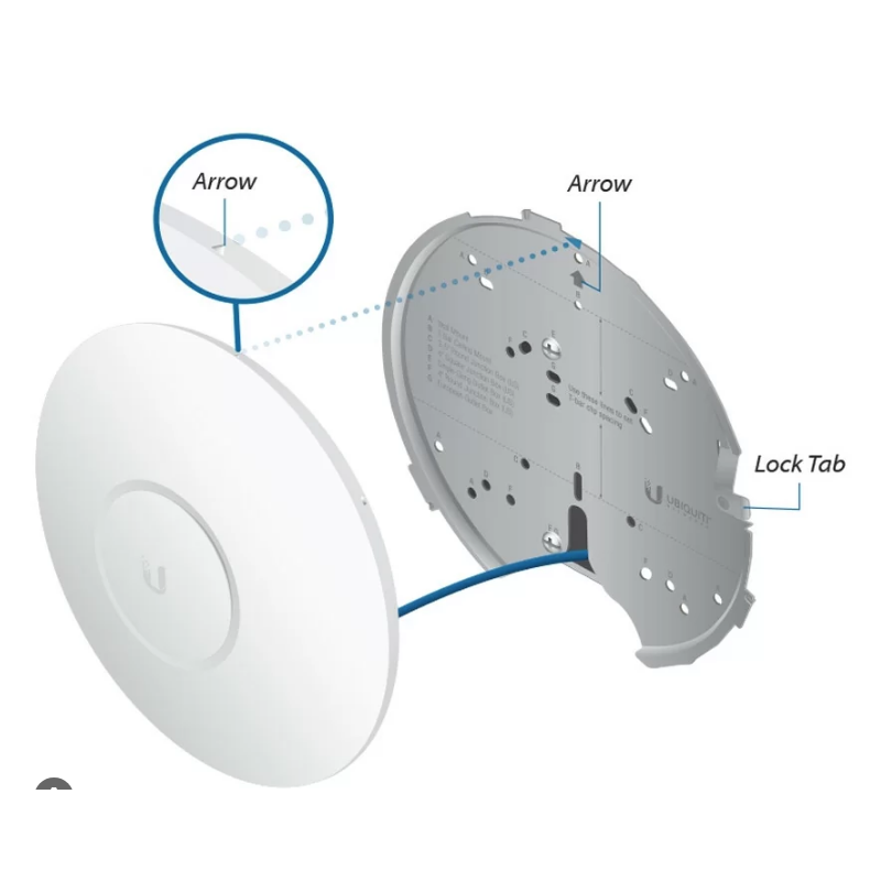 Ubiquiti Kit de montaje en pared para punto de acceso WiFi U-PRO-MP