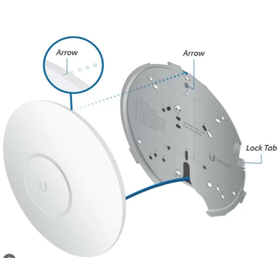 Kit de montaje en pared para Ubiquiti - Punto de acceso WiFi U-PRO-MP