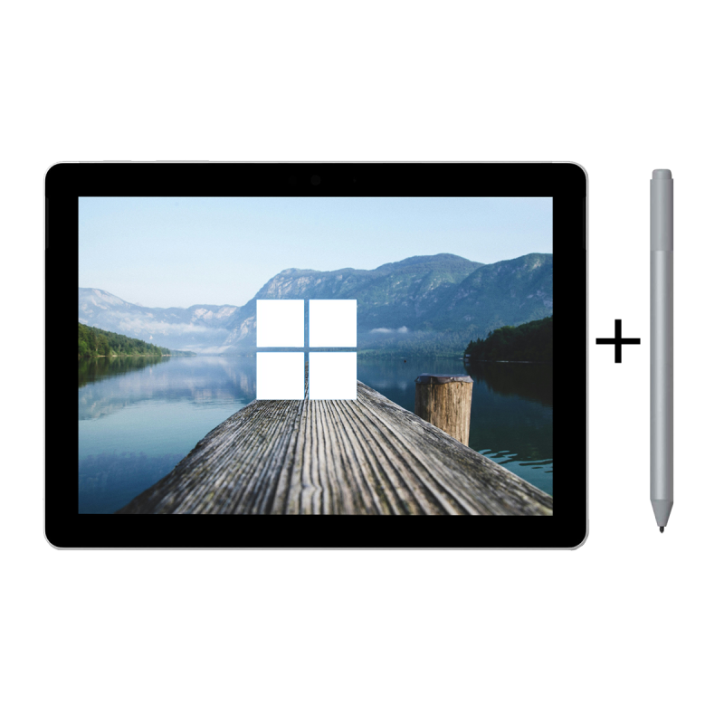 Microsoft Surface Go Touchscreen / Intel Pentium Gold 4415Y / 10" FHD / Ohne Tastaur / 4GB / 64 GB SSD + Bleistift Surface 1776