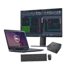 Precision 7520 + P2419HC 24-Zoll-Arbeitspaket + TB16-Dockingstation + Tastatur und Maus